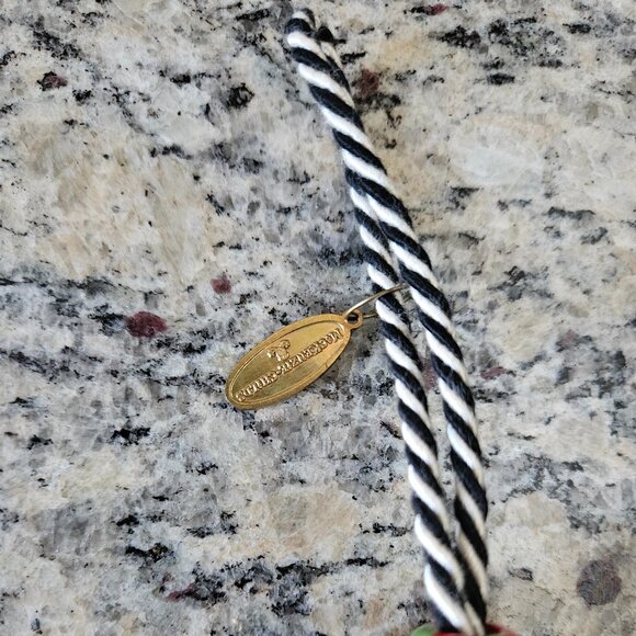 MACKENZIE CHILDS CHRISTMAS COURTLY CHECK TARTAN NUTCRACKER DECORATIVE TASSEL - Picture 3 of 9